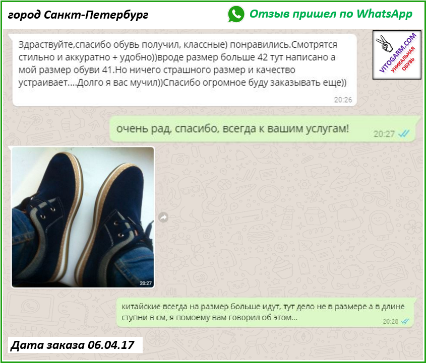 Отзыв покупателя VitoGarm